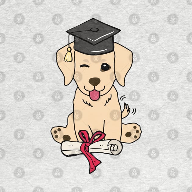 Funny dog is graduating by Pet Station